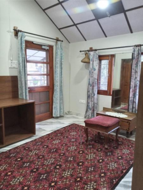 Entire floor with big living space in farmhouse